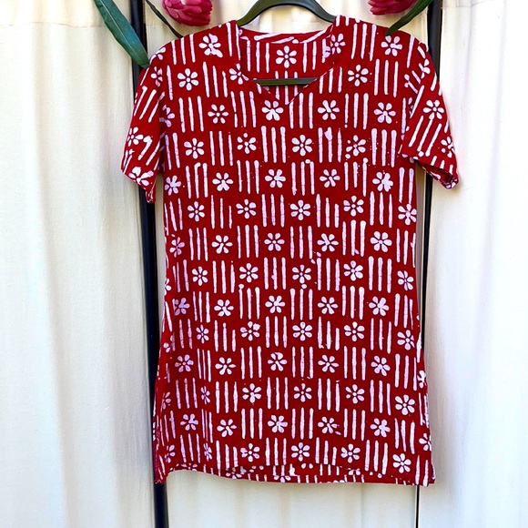 Hand Crafted Tops - ❗️LAST CHANCE❗️BOHO HANDMADE FLORAL BLOUSE SIZE SMALL